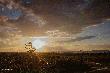 W�gierski zach�d s�o�ca, po prawej stronie widzoczny Balaton.