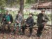 Tu� przed zako�czeniem polowania i uk�adaniem pokotu