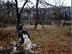 Ja tyko dwa razy poci�gn��em za spust. Prawdziwym my�liwym jest ten szary " wilk "