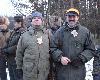 Od prawej Kol.Prezes Kr�l polowania i Kol.Zygmunt 2 V-ice Kr�l Polowania.Darz B�r