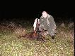 �w. Hubert ci�gle darzy. To m�j trzeci dzik strzelony w tym sezonie podczas wieczornego pochodu w wiosennym deszczu .17.04.2008 waga 30 kg. Jak tak dalej  �w. Hubert b�dzie mi sprzyja� to w ty sezonie pozyskam wi�cej dzik�w jak BartOn lis�w  :-)