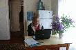 Pilotka-t�umacz Kinga przy pracy.