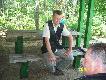 Marek Pos�uszny zastanawia si� wraz z Lechem Nowakiem,co by  poprawi� aby osi�gn�� jeszcze lepszy wynik.