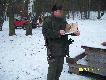 Kontrol� ilo�ci strza��w oraz upolowanej zwierzyny  bardzo skrupulatnie prowadzi� Robert.