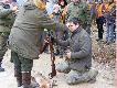 16 XII 2007 - pierwsze polowanie na zaj�ce, 5 p�dzenie, stanowisko nr "13" i pierwszy zaj�c, jak na razie jedyny