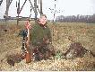 Dzisiejszy porannek 30.01.2009r. i o godzinie 07:45 �w.Hubert darzy� mi i Kud�atemu po dziku.
