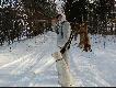 �w Hubert dzisiaj darzy�!!! 2 lisy kt�re pozyska�em podczas polowania z podchodu. . 17.02.09.