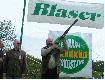 ..i  pierwsze strza�y oznajmiaj�ce rozpocz�cie zawod�w i premier� broni Blaser F3 na Polsk�
