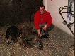 M�j pierwszy dzik 17.01.09. Odyniec ok. 80 kg. godzina 23.30. Przepraszam za sceneri� ale nie mia�em aparatu w lesie!