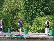 Na osi my�liwskiej polewanie wod� p�yty na niewiele si� zda�o, szybko woda odparowa�a