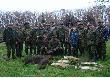 pokot z polowania Hubertowskiego dnia 07-11-2009  2 dziki 3 lisy i dwa zaj�ce.  Darz B�r
