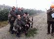 Nasze �lubowanie na tegorocznym Hubertusie. Ja jako trzeci od lewej. Na pokocie znalaz�y si� trzy �anie jelenia, z tego dwie mojego Taty, trzymaj�cego r�k� na moim ramieniu...(da�y mu kr�lestwo) oraz dwa dziki, sarna koza i dwa lisy. Darz b�r 