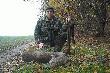 Poranek 13 listopada i (4)koza w tym sezonie �owieckim.Waga 17kg.
