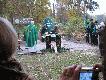 Ods�oni�cie obelisku �w. Huberta.
