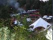 Widok z g�ry na plac biesiadny.