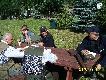 Lubuscy bajarze.Prym wi�d� ten w ciemnych okularkach.