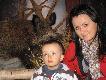 Hubert z Mam� i dzikiem w tle