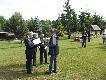 Odznak� SREBRNEGO WAWRZYNA odbiera Tadeusz Kr�.