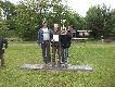 Zwyci�ska dru�yna tegorocznych zawod�w.KO�O �OWIECKIE WILK z Gorzowa Wlkp.w sk�adzie od lewej:Grzegorz Stachowiak,Leszek Wawrzyniak oraz Marek Tracz.