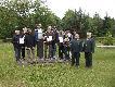 Na trzecim miejscu podium dru�yna K� Celuloza Kostrzyn w sk�adzie Jan Tomasik,Juliusz Bialic oraz Marek Najda.