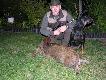 Drugi dzik tego sezonu-warchlak pozyskany 28.08.13 Dzi�kuj� �w.Hubercie. Kapelusz po raz kolejny przyni�s� szcz�cie... Darz B�r.