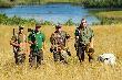 Go�ci�em ostatnio na kaczkach mocn� ekip� z Leszna . Norbert  (T3 robi� fotk�) Na tym stawie co niekt�rym sie poszcz�ci�o .Darz B�r.

