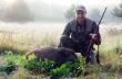 Poranne wyj�cie na podlaskiej ziemi w poszukiwaniu rycz�cego byka, zako�czone strza�em do dzika.Dzik o wadze oko�o 60 kg.
