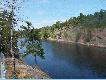 French River, rzeka, ktora dzieli Ontario na polnocne, ja jechalem z poludniowego.