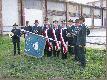 poczet sztandarowy ZS w Czerninie i zesp� sygnalist�w "Odg�osy Knieji"