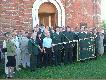 Wsp�lne zdj�cie ze sztandarem