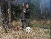 Tomek....zm�czony po bardzo d�ugim, pierwszym miocie i gonitwie za ci�gnikiem....bu�ka smakowa�a;)