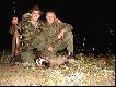 Z kumplem Jarkiem przy pe�ni. zamiast dzika wyszed� borsuk. Wcze�niej widywa�em borsuki w sezonie ponad 10 razy, ale tego ju� nie przepu�ci�em.