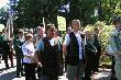 W paradzie bra�a r�wnie� udzia� delegacja strzelc�w bior�cych udzia� w zawodach o "Flint� Wojewody"- tu dw�ch najbardziej reprezentacyjnych (Marek i Witek)