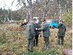 Wr�czanie medalu ,,Kr�lowi polowania" i sygna� Kr�l Polowania.